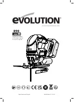 Evolution 103-0001 Original Instructions Manual preview