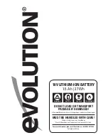 Предварительный просмотр 17 страницы Evolution BATTERY JIGSAW Original Instructions Manual