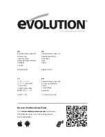 Предварительный просмотр 43 страницы Evolution BLACK255 SPECIAL EDITION Original Instructions Manual