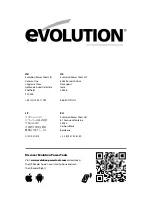 Preview for 20 page of Evolution DISC CUTTER Original Instructions Manual