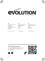 Preview for 52 page of Evolution DISCCUT1 Original Instructions Manual