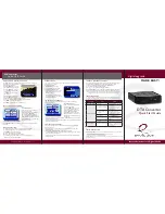 Предварительный просмотр 2 страницы Evolution DTA converter Quick Start Manual