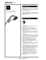 Preview for 4 page of Evolution DWS3255DB1 Instruction Manual