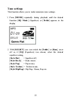 Предварительный просмотр 22 страницы Evolution EV-256MPN User Manual