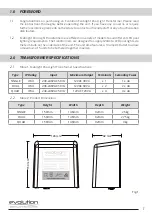 Предварительный просмотр 3 страницы Evolution EVOBRIGHT SINGLE Installation And Operation Manual