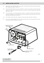 Предварительный просмотр 4 страницы Evolution EVOBRIGHT SINGLE Installation And Operation Manual