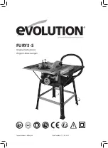 Evolution FURY5-S Original Instructions Manual preview