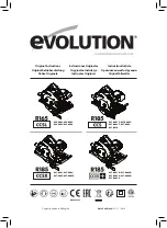 Предварительный просмотр 1 страницы Evolution R165CCSL Original Instructions Manual