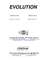 Preview for 16 page of Evolution S-250 User Manual