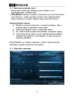 Preview for 5 page of Evolve Black Cat User Manual