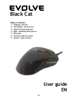 Preview for 34 page of Evolve Black Cat User Manual