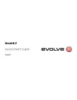 Предварительный просмотр 1 страницы Evolve Droid 9.7 Quick Start Manual