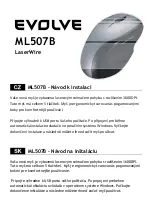 Evolve LaserWire ML507B User Manual preview