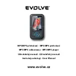 Evolve MP3/MP4 Player User Manual preview