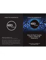 Evolved Sonic EXO Xciter Quick Start Manual предпросмотр