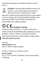 Предварительный просмотр 12 страницы Evolveo ACSALMSMK Manual