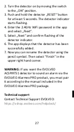 Preview for 27 page of Evolveo ACSPIRTS1 Manual