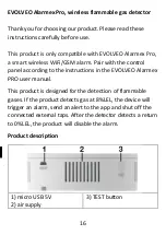 Preview for 16 page of Evolveo Alarmex Pro ACSALMGAS Manual