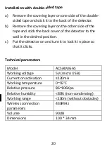 Preview for 20 page of Evolveo Alarmex Pro ACSALMGAS Manual