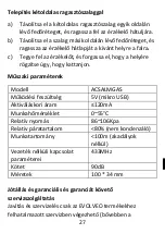 Preview for 27 page of Evolveo Alarmex Pro ACSALMGAS Manual