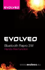 Evolveo Bluetooth Repro 3W User Manual preview