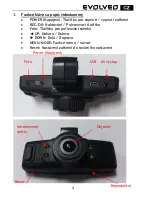 Preview for 4 page of Evolveo CARCAM F140 User Manual