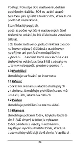 Предварительный просмотр 12 страницы Evolveo EasyPhone AD Manual