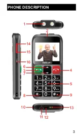 Предварительный просмотр 3 страницы Evolveo EasyPhone EB Manual