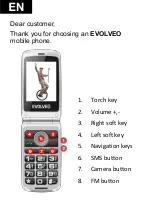 Предварительный просмотр 2 страницы Evolveo EasyPhone FG Manual