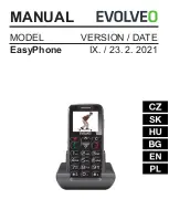 Evolveo EasyPhone IX Manual preview