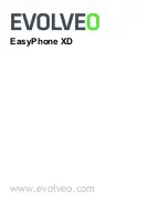 Предварительный просмотр 1 страницы Evolveo EasyPhone XD Manual