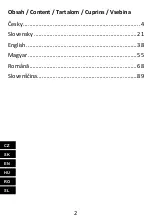 Предварительный просмотр 2 страницы Evolveo Grafico T12 Manual