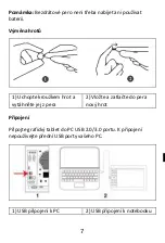 Предварительный просмотр 7 страницы Evolveo Grafico T12 Manual