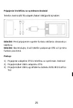 Предварительный просмотр 25 страницы Evolveo Grafico T12 Manual