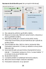 Предварительный просмотр 26 страницы Evolveo Grafico T12 Manual