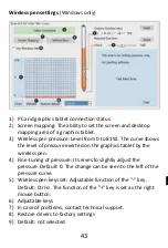 Предварительный просмотр 43 страницы Evolveo Grafico T12 Manual