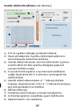 Предварительный просмотр 60 страницы Evolveo Grafico T12 Manual