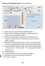 Предварительный просмотр 94 страницы Evolveo Grafico T12 Manual