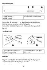 Предварительный просмотр 6 страницы Evolveo Grafico TW Manual