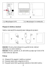 Предварительный просмотр 7 страницы Evolveo Grafico TW Manual