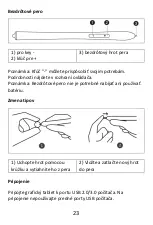 Предварительный просмотр 23 страницы Evolveo Grafico TW Manual