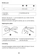 Предварительный просмотр 40 страницы Evolveo Grafico TW Manual