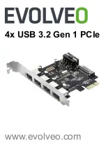 Evolveo KAE-4x-USB-PCIe Manual preview