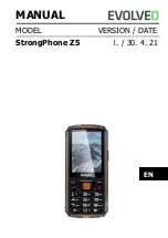 Предварительный просмотр 1 страницы Evolveo StrongPhone Z5 Manual