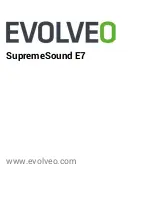 Предварительный просмотр 1 страницы Evolveo SupremeSound E7 Manual