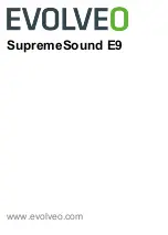 Предварительный просмотр 1 страницы Evolveo SupremeSound E9 User Manual