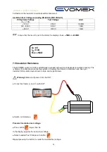 Предварительный просмотр 23 страницы Evomex Solarmex 1000 mem Instruction Manual