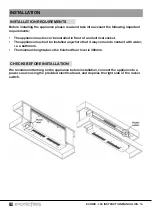 Предварительный просмотр 10 страницы Evonic Fires Aaren Instruction Manual