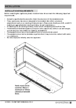 Preview for 25 page of Evonicfires E-SMART Avesta Instruction Manual