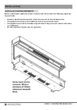 Preview for 22 page of Evonicfires E-Smart Newton 10 Instruction Manual